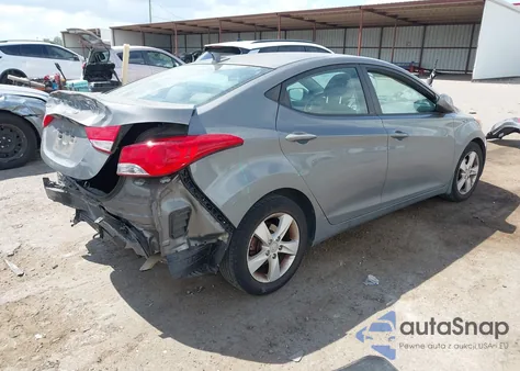 2013 Hyundai Elantra Gls z USA, uszkodzony, nr VIN 5NPDH4AE0DH429515